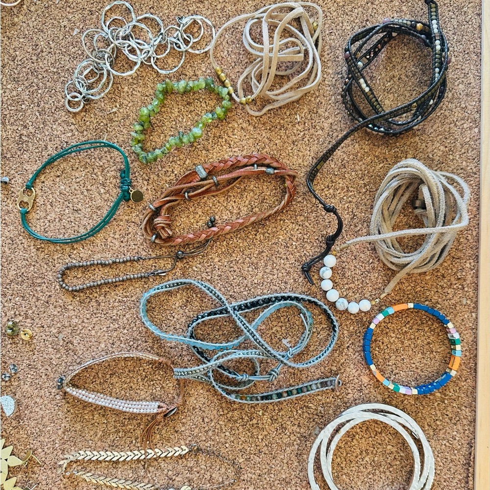 Bracelets (including Tory Burch, wrap, silver, gold, bangle, etc.)